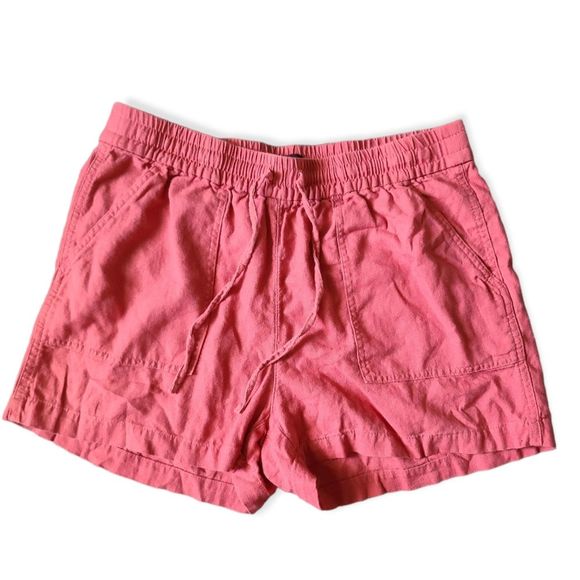 J. CREW | Salmon Pink Linen Blend Shorts Sz XS